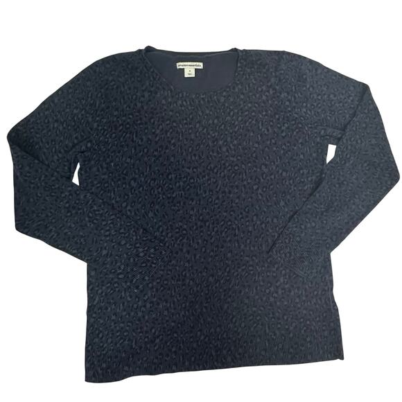 Amazon Essentials Women’s Leopard Print Sweater - Size M - Picture 1 of 8